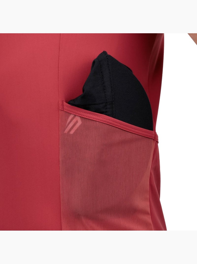 Maglia da ciclismo gravel a maniche corte uomo ciclismo uomo gm2 golden pedals r Rosso - Kiabi