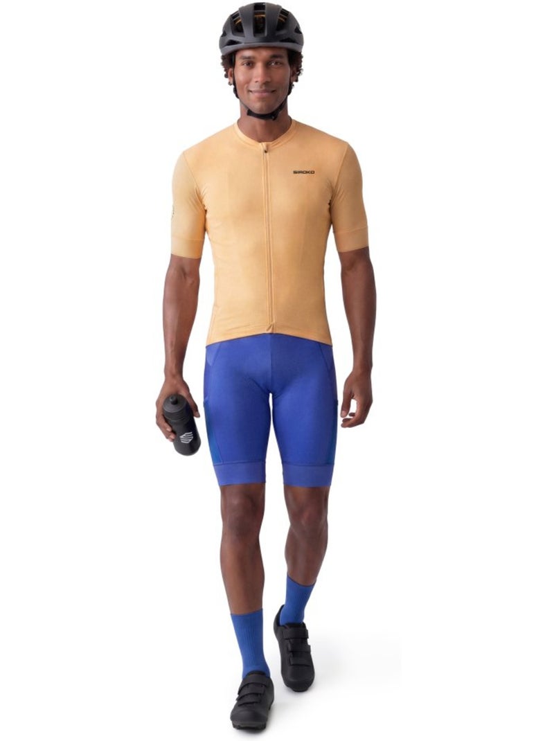 Maglia da ciclismo gravel a maniche corte uomo ciclismo uomo gm2 golden pedals y Arancione - Kiabi