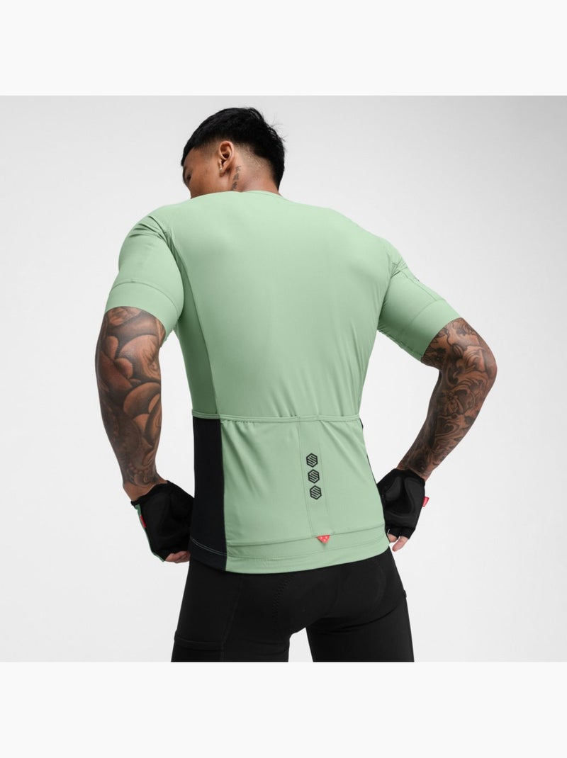 Maglia da ciclismo gravel a maniche corte uomo ciclismo uomo gm2 wilder Verde - Kiabi