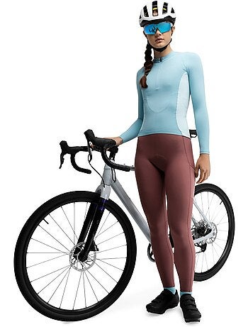 Maglia da ciclismo gravel a maniche lunghe da donna ciclismo donna gm3-w bordala