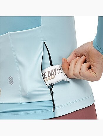 Maglia da ciclismo gravel a maniche lunghe da donna ciclismo donna gm3-w bordala