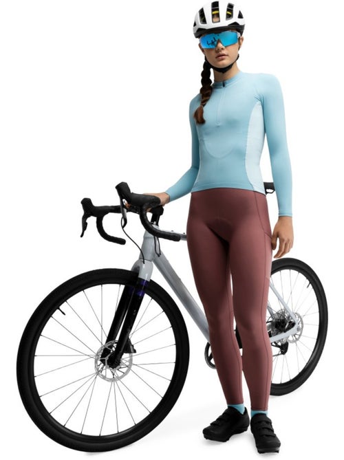 Maglia da ciclismo gravel a maniche lunghe da donna ciclismo donna gm3-w bordala - Kiabi Maglia da ciclismo gravel a maniche lunghe da donna ciclismo donna gm3-w bordala - Kiabi