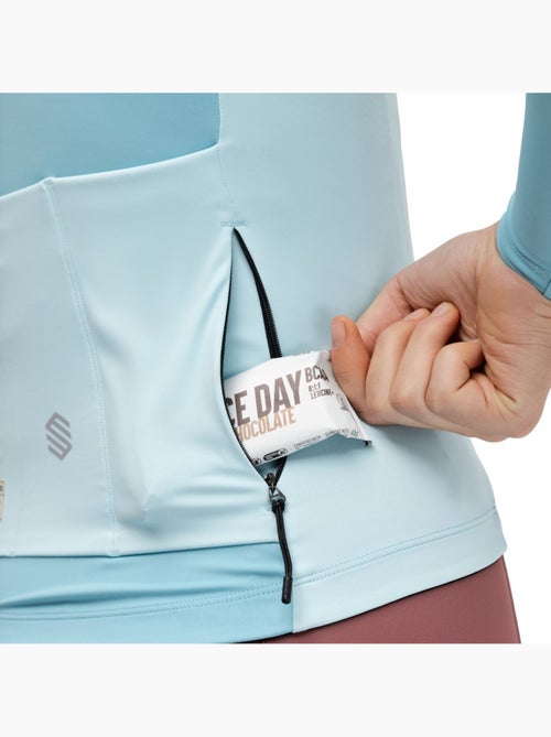 Maglia da ciclismo gravel a maniche lunghe da donna ciclismo donna gm3-w bordala - Kiabi Maglia da ciclismo gravel a maniche lunghe da donna ciclismo donna gm3-w bordala - Kiabi