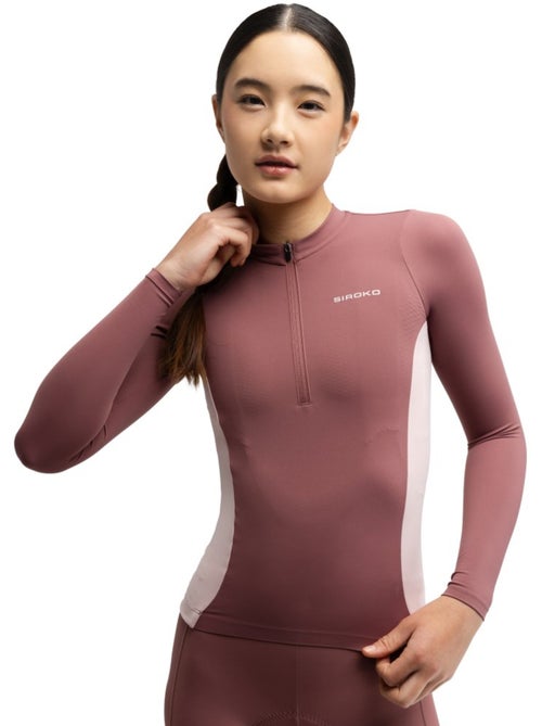 Maglia da ciclismo gravel a maniche lunghe da donna ciclismo donna gm3-w polvare - Kiabi Maglia da ciclismo gravel a maniche lunghe da donna ciclismo donna gm3-w polvare - Kiabi
