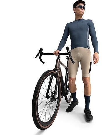 Maglia da ciclismo gravel a maniche lunghe da uomo ciclismo uomo gm3 karakórum