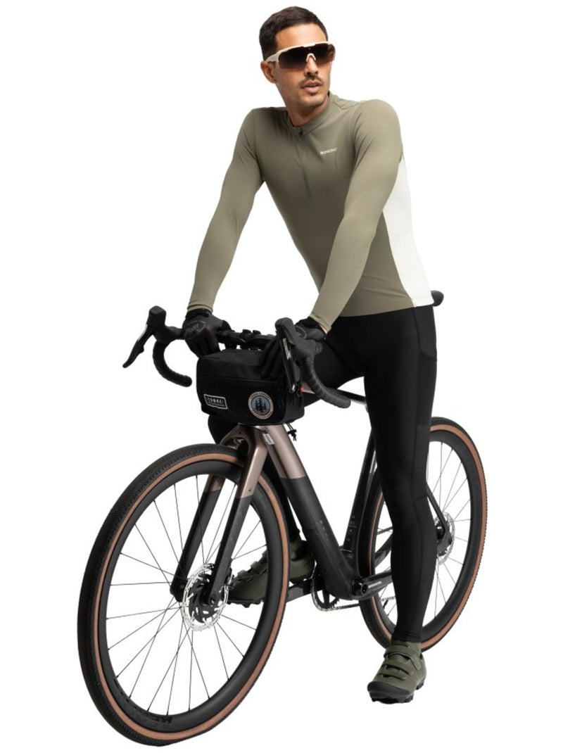 Maglia da ciclismo gravel a maniche lunghe da uomo ciclismo uomo gm3 trailblaze Verde - Kiabi