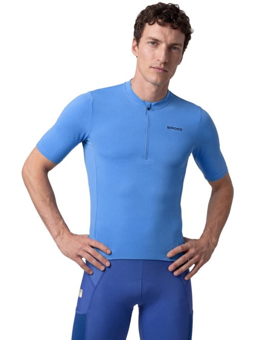 Maglia da ciclismo gravel mezza zip da uomo ciclismo uomo gm5 terraquest - Kiabi