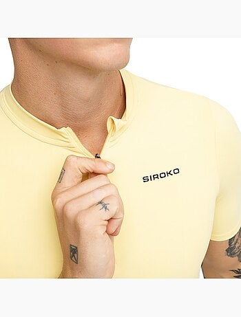 Maglia da ciclismo gravel mezza zip da uomo ciclismo uomo gm5 terraquest
