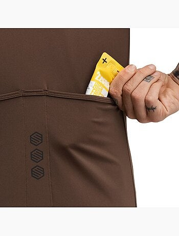 Maglia da ciclismo gravel mezza zip da uomo ciclismo uomo gm5 terraquest