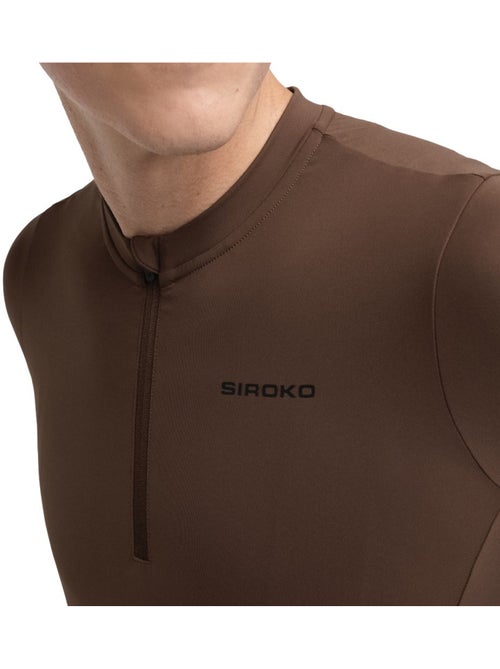 Maglia da ciclismo gravel mezza zip da uomo ciclismo uomo gm5 terraquest - Kiabi