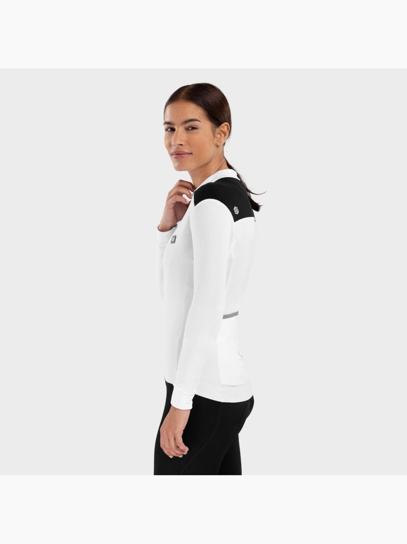 Maglia da ciclismo termica da donna ciclismo donna srx m4 eira Bianco - Kiabi