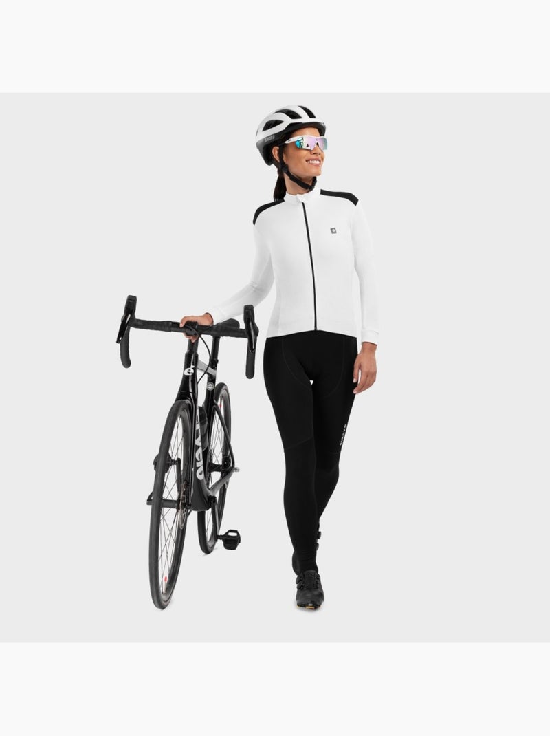 Maglia da ciclismo termica da donna ciclismo donna srx m4 eira Bianco - Kiabi