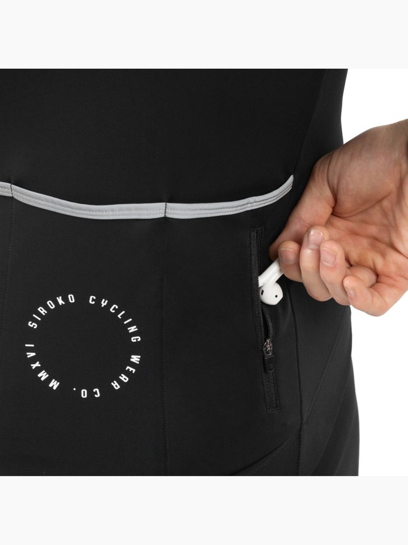 Maglia da ciclismo termica da uomo ciclismo uomo srx m4 fleet moss Nero - Kiabi