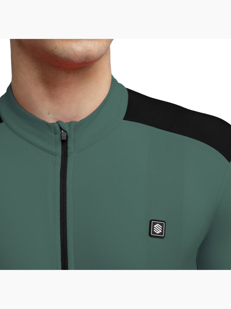Maglia da ciclismo termica da uomo ciclismo uomo srx m4 volta Verde scuro - Kiabi