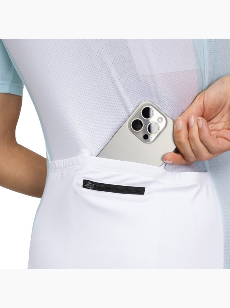 Maglia da ciclismo ultraleggera da donna ciclismo donna m3 cielo Bianco - Kiabi