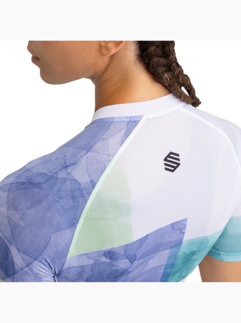 Maglia da ciclismo ultraleggera da donna ciclismo donna m3 eclat Bianco - Kiabi