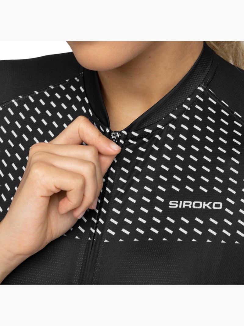 Maglia da ciclismo ultraleggera da donna ciclismo donna m3 milano Nero - Kiabi