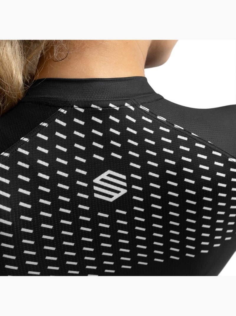 Maglia da ciclismo ultraleggera da donna ciclismo donna m3 milano Nero - Kiabi