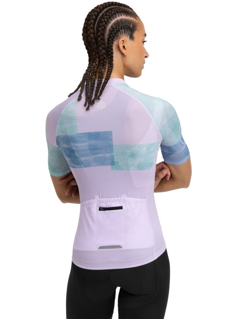 Maglia da ciclismo ultraleggera da donna ciclismo donna m3 radiant Viola - Kiabi