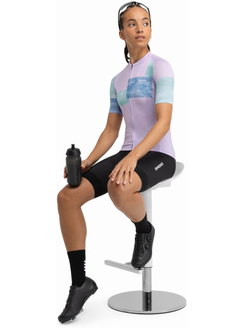 Maglia da ciclismo ultraleggera da donna ciclismo donna m3 radiant Viola - Kiabi