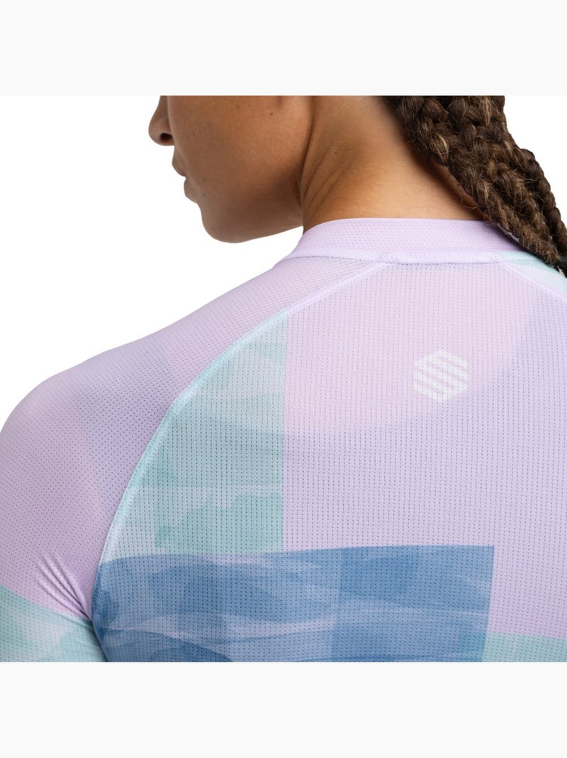 Maglia da ciclismo ultraleggera da donna ciclismo donna m3 radiant Viola - Kiabi