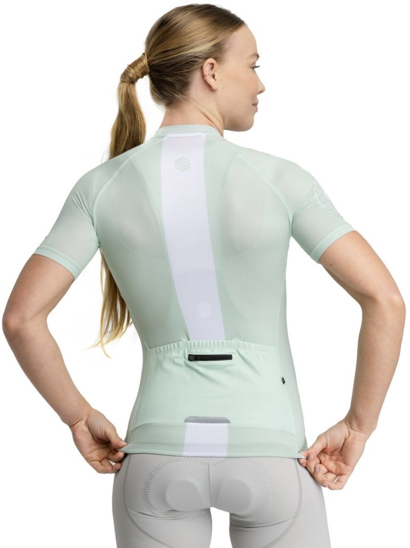 Maglia da ciclismo ultraleggera da donna ciclismo donna m3 senda Grigio verde - Kiabi