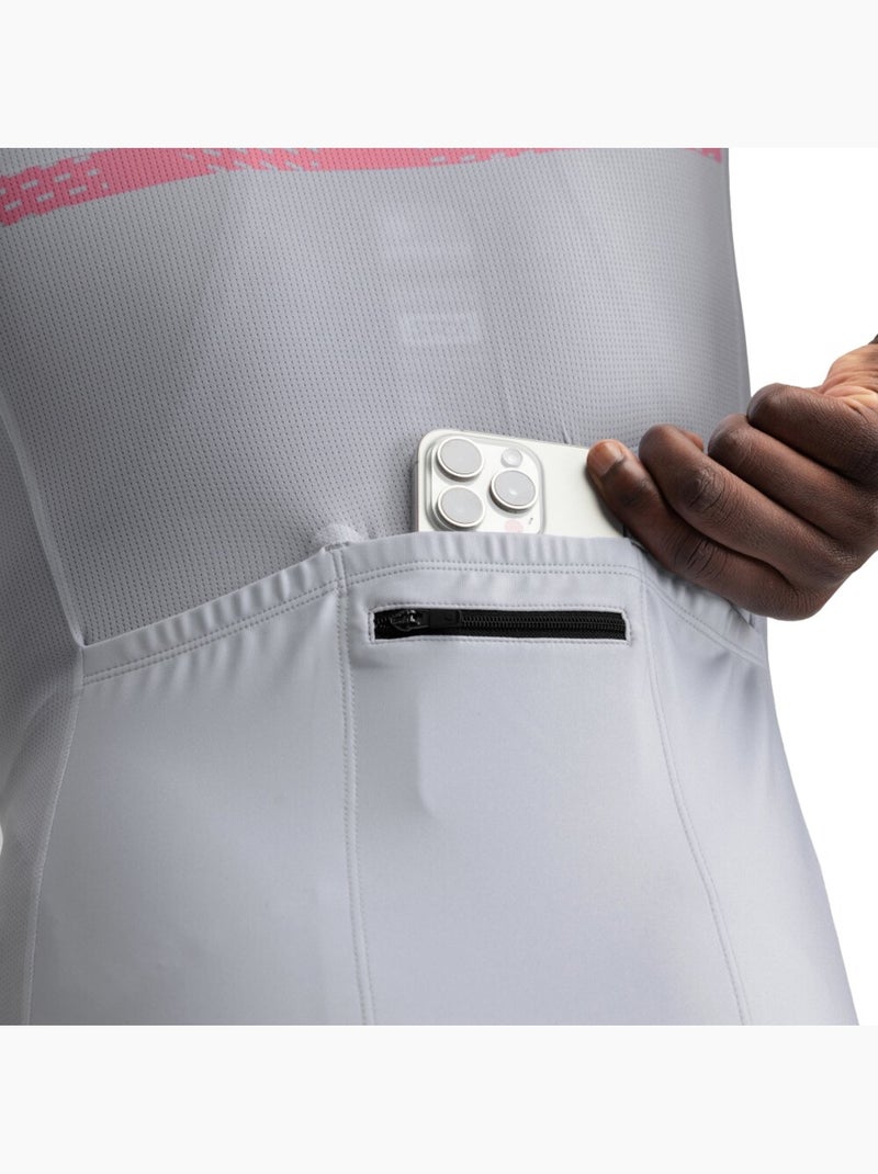 Maglia da ciclismo ultraleggera da uomo ciclismo uomo m3 cadence Bianco Grigio - Kiabi
