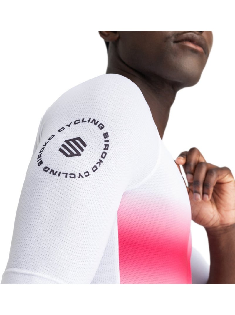 Maglia da ciclismo ultraleggera da uomo ciclismo uomo m3 dawn Bianco - Kiabi