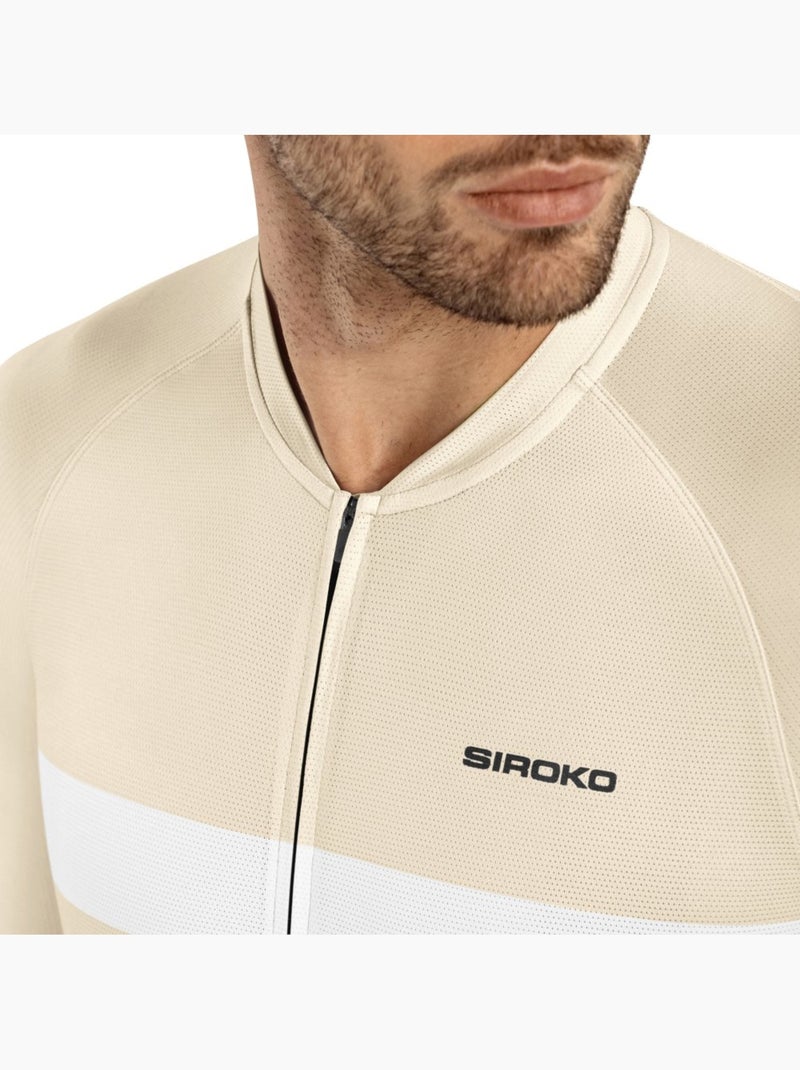 Maglia da ciclismo ultraleggera da uomo ciclismo uomo m3 swift Beige - Kiabi