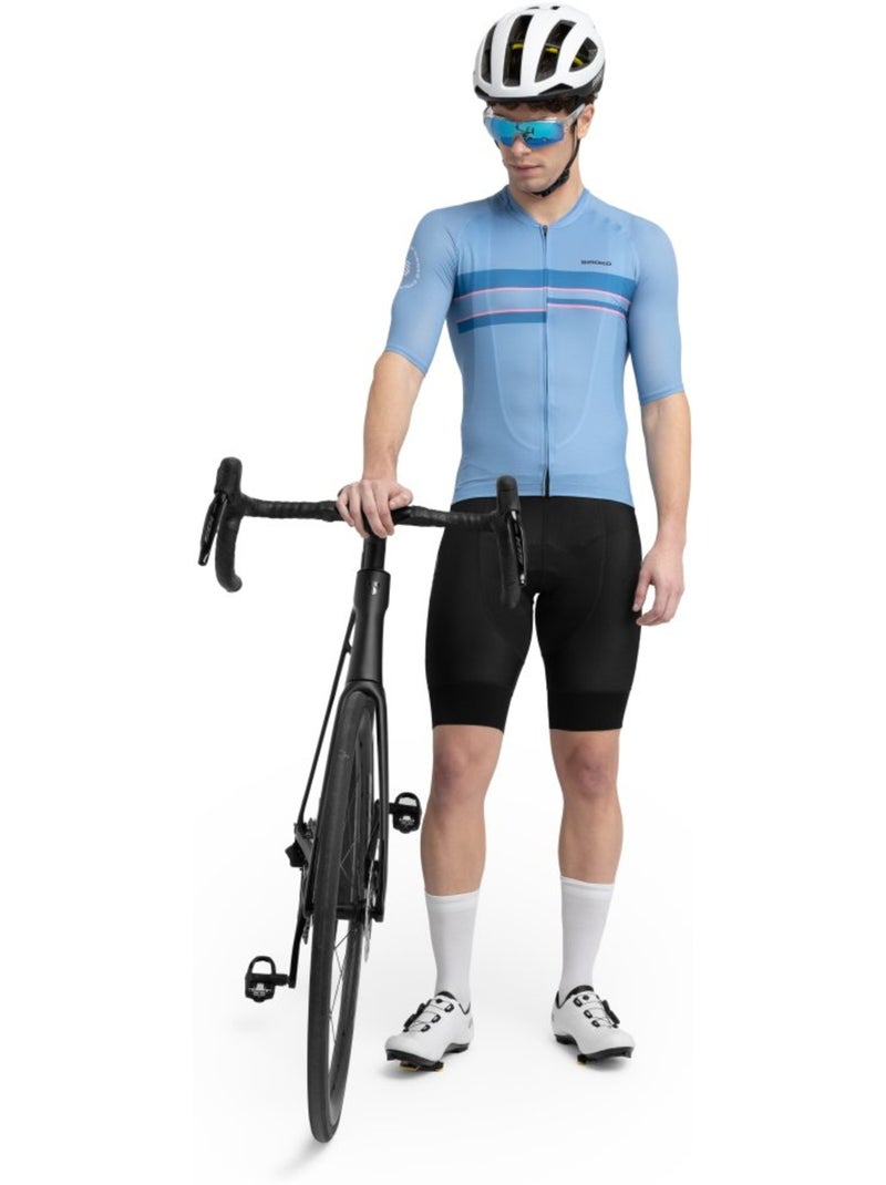 Maglia da ciclismo ultraleggera da uomo ciclismo uomo m3 vista Blu - Kiabi