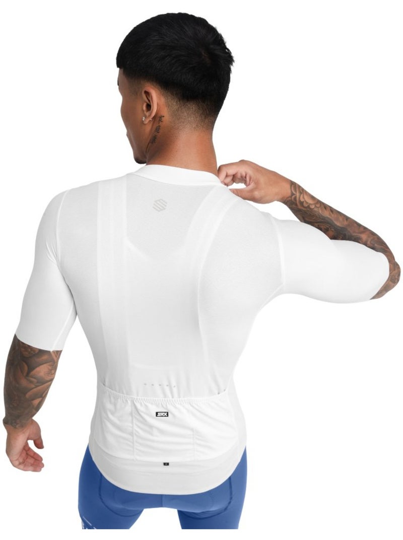 Maglia da ciclismo ultraleggera da uomo ciclismo uomo srx ardiden Bianco - Kiabi
