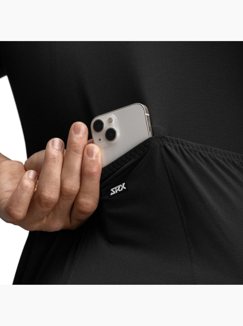 Maglia da ciclismo ultraleggera da uomo ciclismo uomo srx hightech Nero - Kiabi