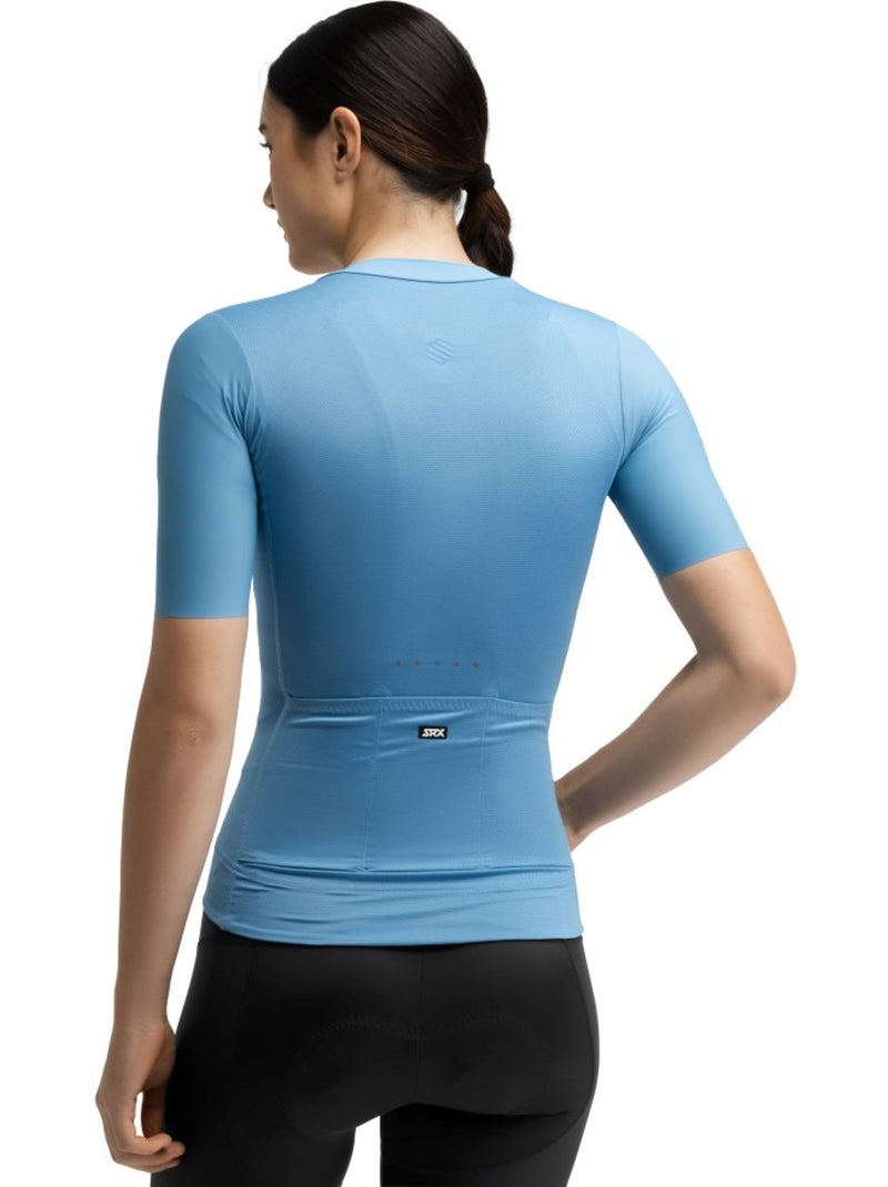 Maglia da ciclismo ultraleggera donna ciclismo donna srx baldy-w Blu - Kiabi