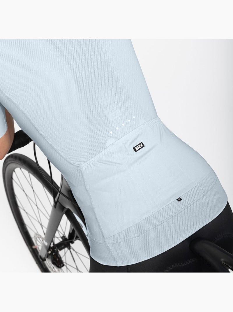 Maglia da ciclismo ultraleggera donna ciclismo donna srx costa Blu chiaro - Kiabi