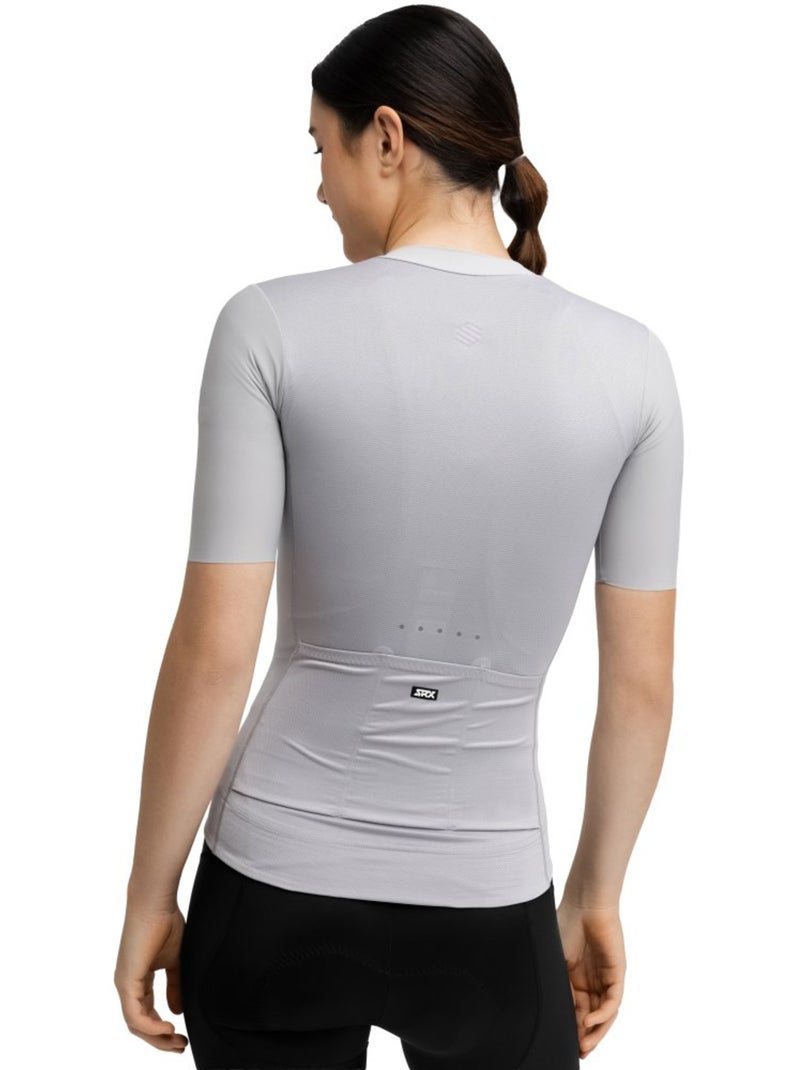 Maglia da ciclismo ultraleggera donna ciclismo donna srx cotos-w Bianco Grigio - Kiabi