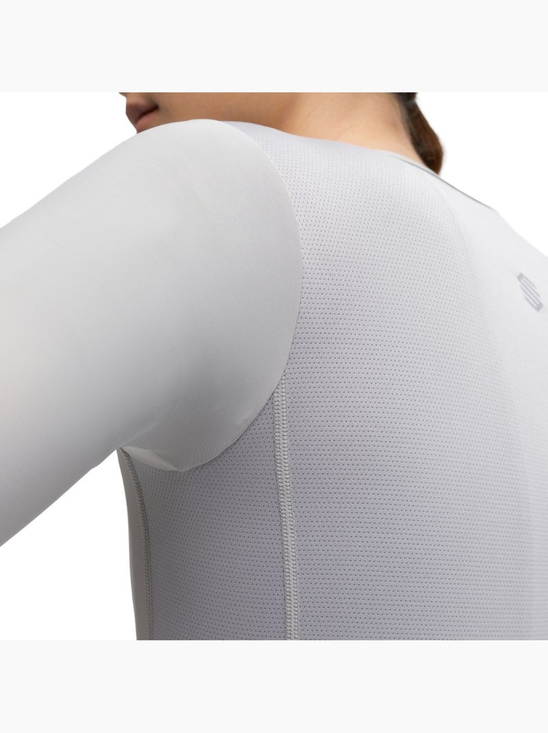 Maglia da ciclismo ultraleggera donna ciclismo donna srx cotos-w Bianco Grigio - Kiabi