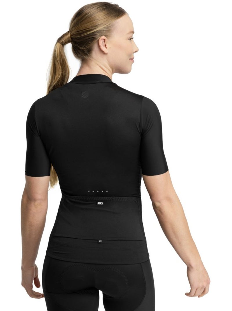 Maglia da ciclismo ultraleggera donna ciclismo donna srx lysá Nero - Kiabi