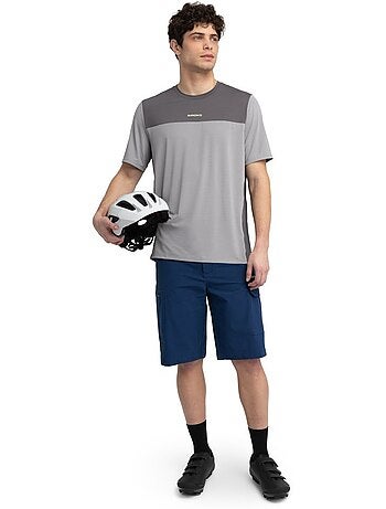 Maglia da mtb a maniche corte uomo ciclismo uomo mtb berm gray