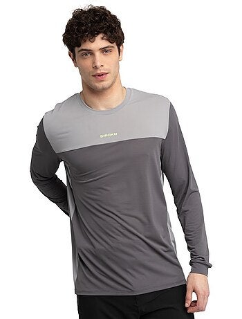 Maglia da mtb a maniche lunghe da uomo ciclismo uomo mtb endo gray