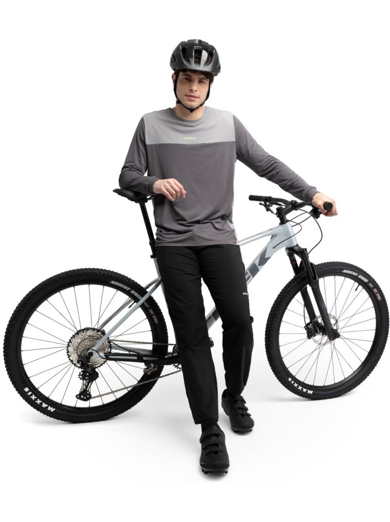 Maglia da mtb a maniche lunghe da uomo ciclismo uomo mtb endo gray Bianco Grigio - Kiabi