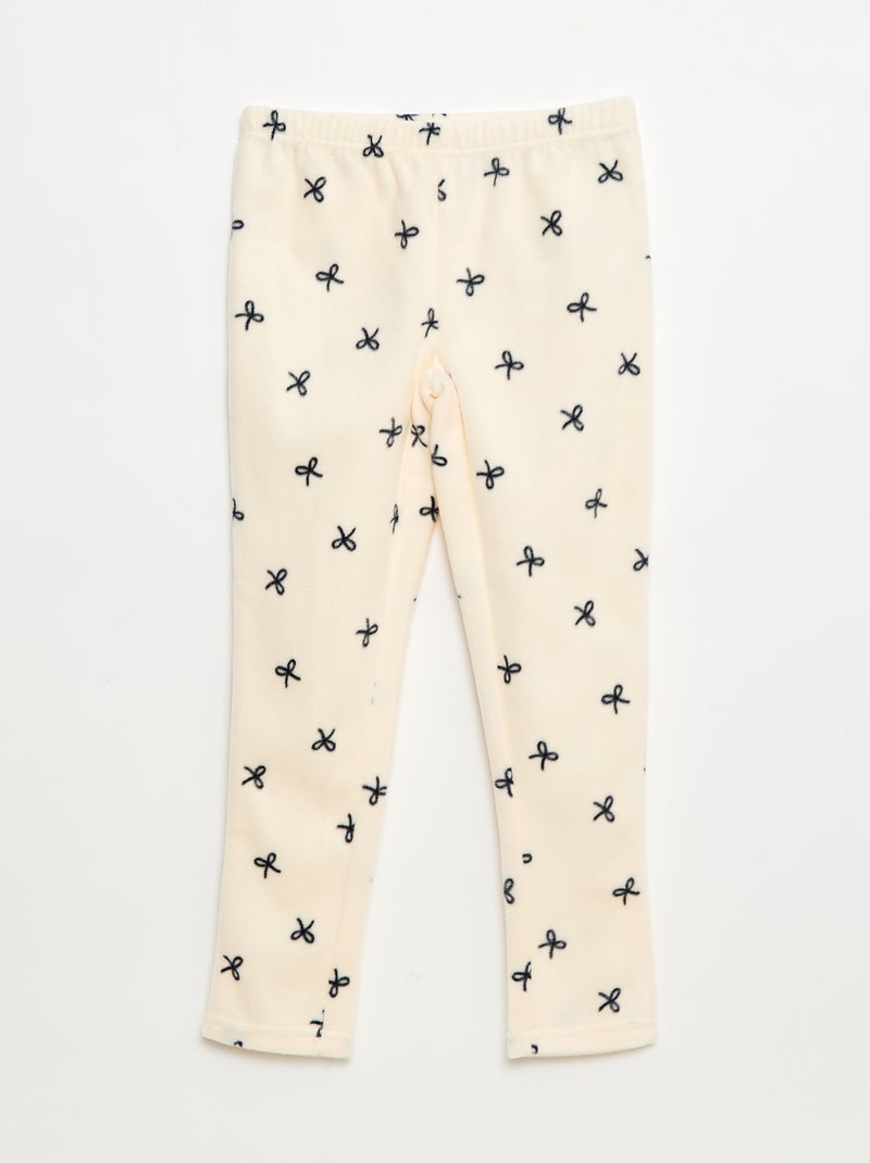 Maglia da pigiama con motivo Bianco - Kiabi