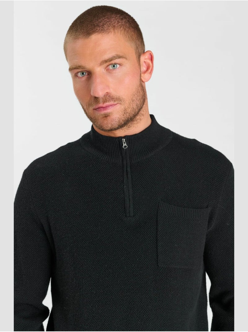 Maglia favo Nero - Kiabi