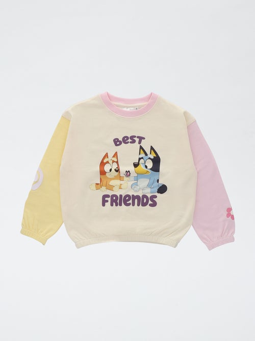 Maglia girocollo 'Bluey' in french terry di cotone - Kiabi