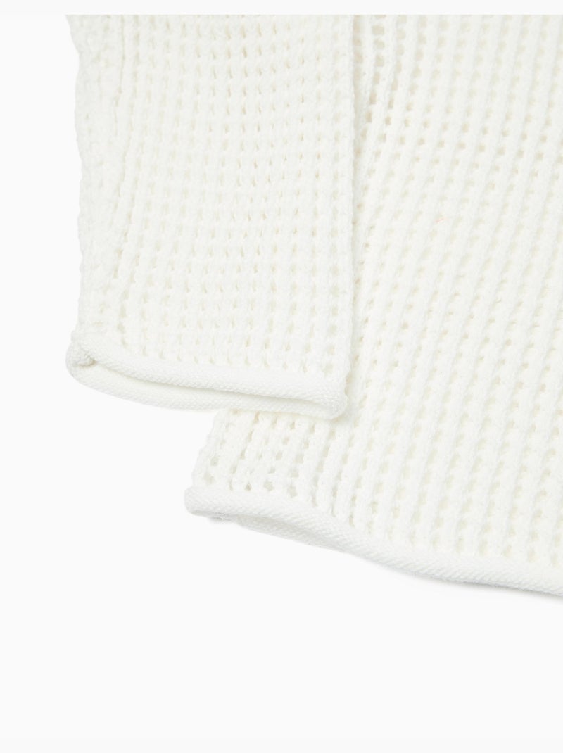 Maglia in crochet, MO Fashion Bianco - Kiabi