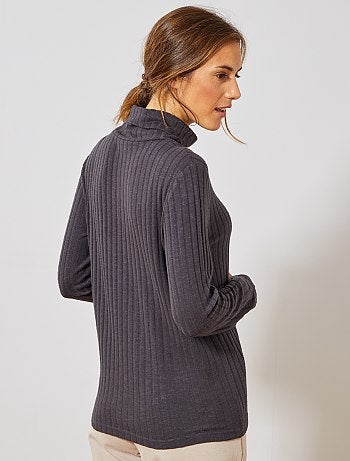 Maglia in maglia a coste morbida - Kiabi