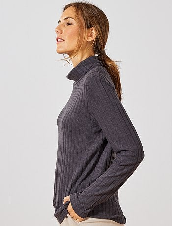 Maglia in maglia a coste morbida - Kiabi