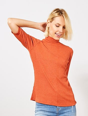 Maglia in maglia fluida a coste - Kiabi