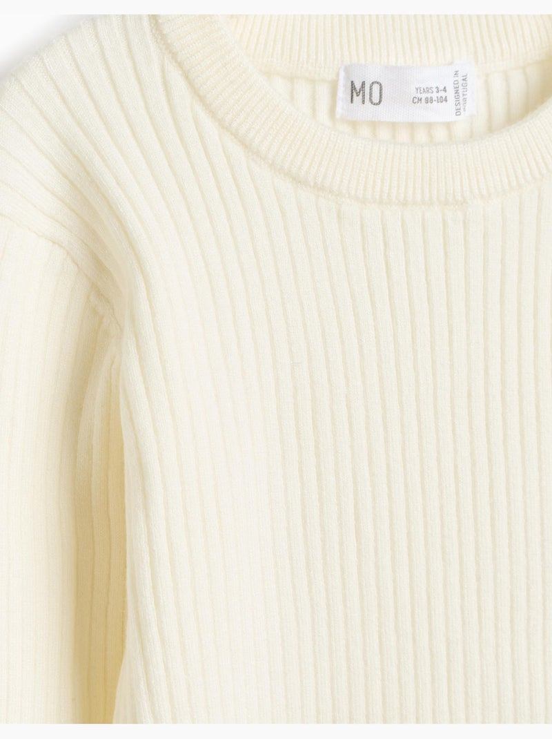 Maglia in maglia, mo fashion Bianco - Kiabi