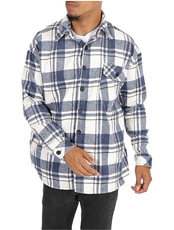 Maglia in pile a quadri Kebello