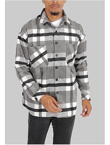 Maglia in pile a quadri Kebello